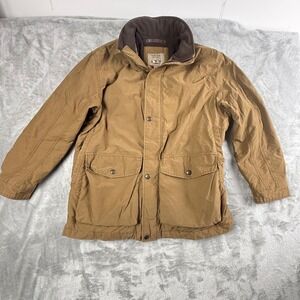 Pacific Trail Jacket Mens L Fleece Lined Brown Workwear Canvas Utility Coat